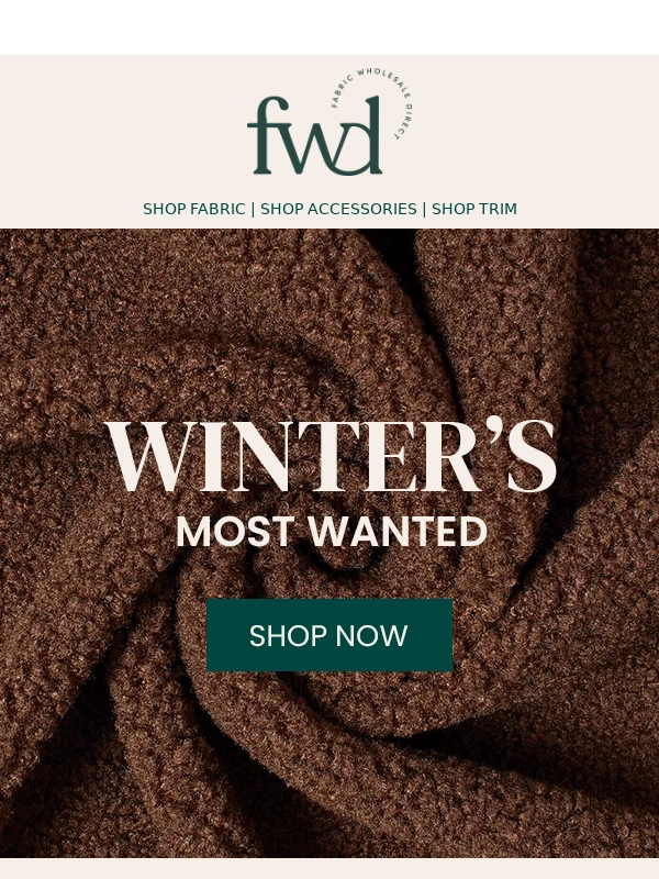 Fabric Wholesale Direct - ❄️Comfort meets style—Shop our Fleece fabrics today!