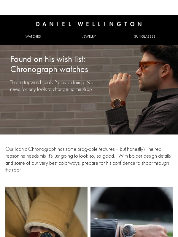 Daniel Wellington - Trending now: Iconic Chronograph
