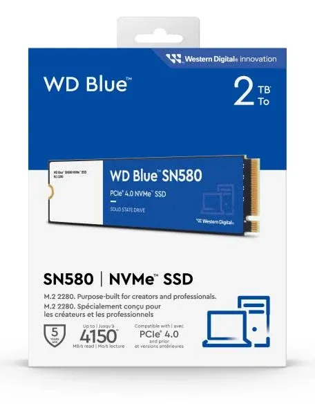 WD Blue SN580 SSD WDS