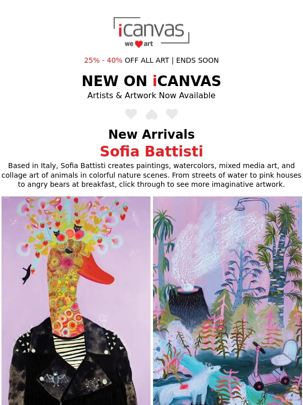 iCanvas - ?️ New Colorful Nature,Edgy Portraits & More!