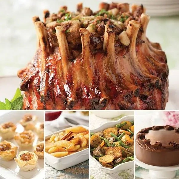 Gourmet Dinners Shipped Crown Roast of Pork Complete Dinner