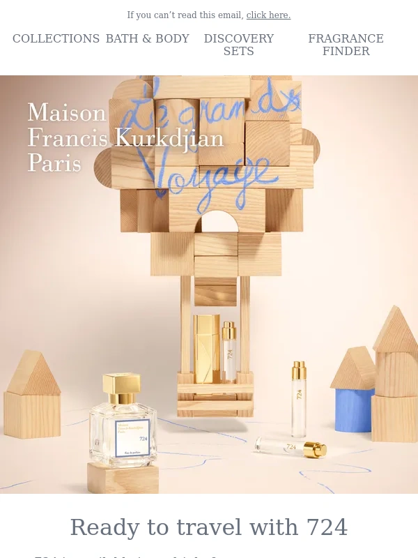 Maison Francis Kurkdjian - Ready to travel with 724