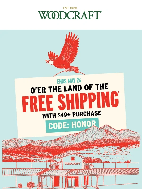 Woodcraft - ? FINAL DAY To Get Free Shipping On Your Order! ?