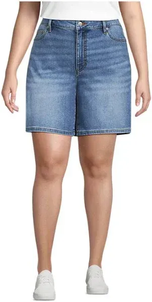 Women's Plus Size Recover Mid Rise 7" Jean Shorts