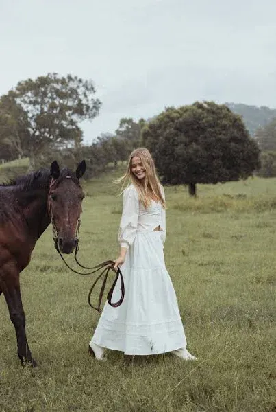 Petal & Pup Darlia Tiered Maxi Skirt