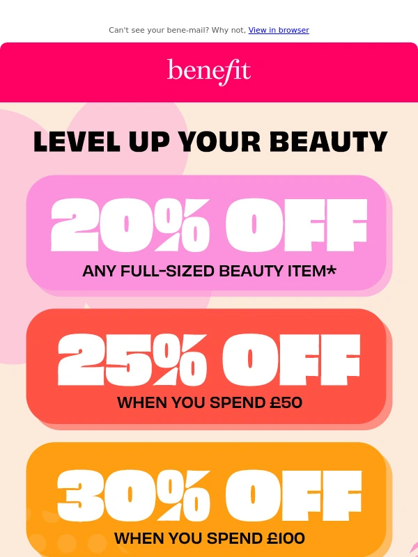 Benefit Cosmetics - Buy More,Save More?✨