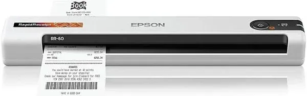 Epson RapidReceipt RR-60 Mobile Receipt Color Document Scanner