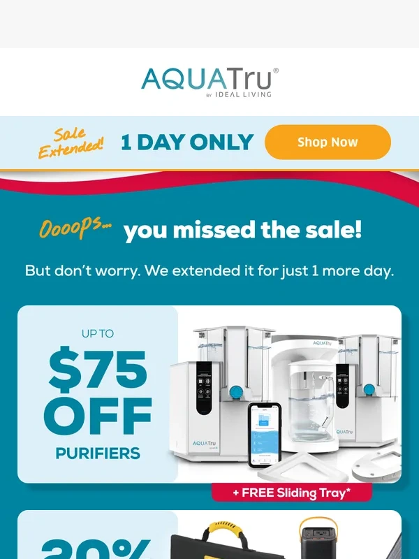 AquaTru - ? You missed the sale