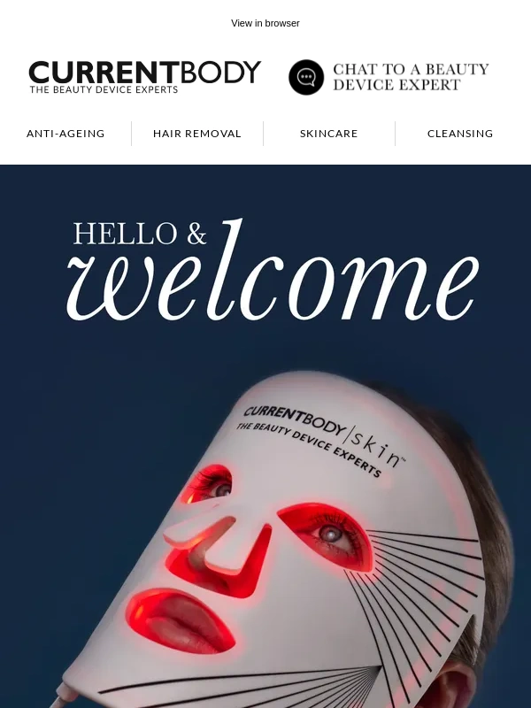 Currentbody - You’re in! Your exclusive discount code is here