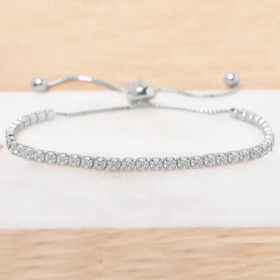 Adjustable Tennis Bracelet