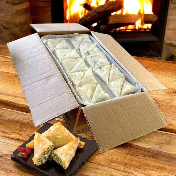 Sysco Imperial Spanakopita Appetizer – 5 Trays of 20 Count (Frozen)- Easy Lunches