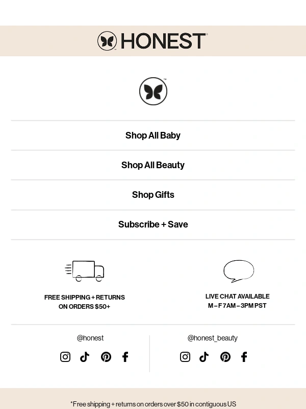 Honest Company - Our Mother's Day sale is here!