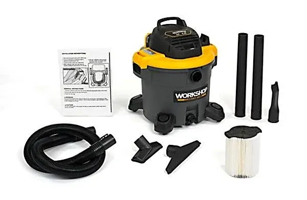 WORKSHOP WS1200VA 12 Gallon 5.0 Peak HP General Purpose Wet/Dry Vacuum