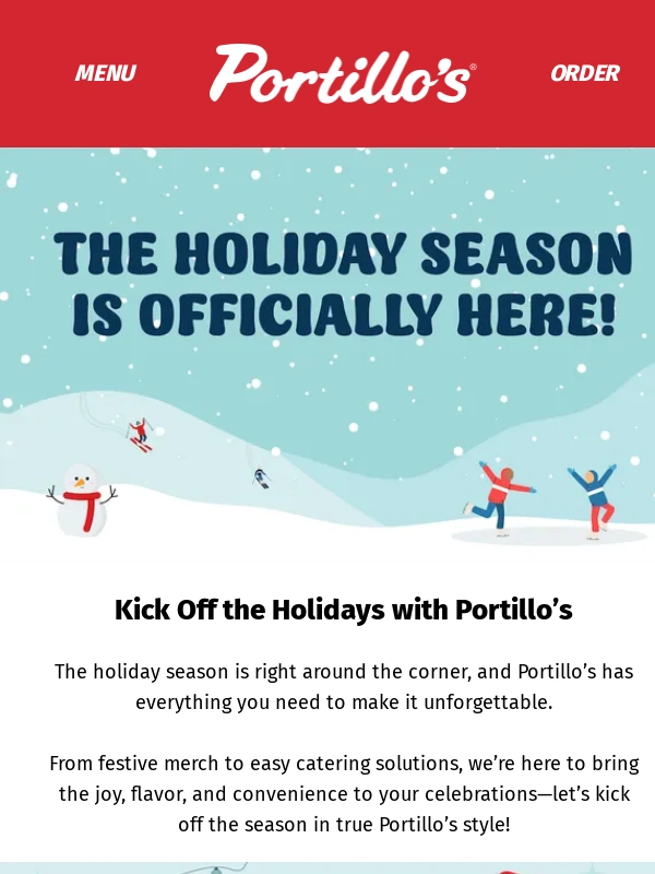 Portillo's - Holiday Cheer with Portillo’s ❄️