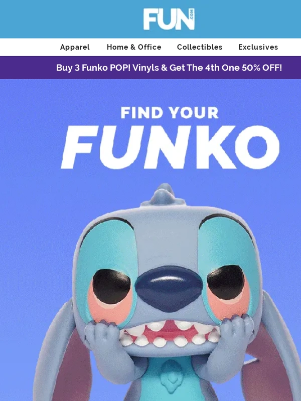 Fun - We're a FUN co. Of course,we have Funko!