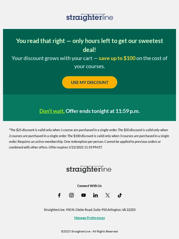 StraighterLine - ? Ann,Final Call!