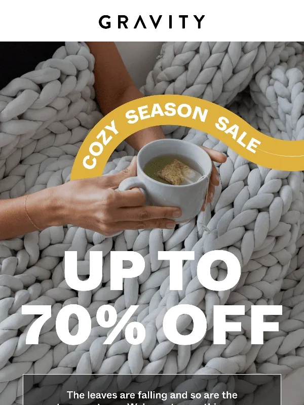 Gravity Blanket - COZY SEASON SALE ?