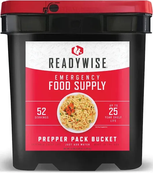 ReadyWise 52 Serving Prepper Pack Bucket