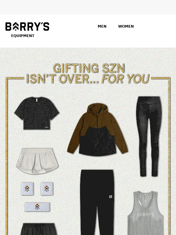Barry's  - It’s time to gift yourself ?