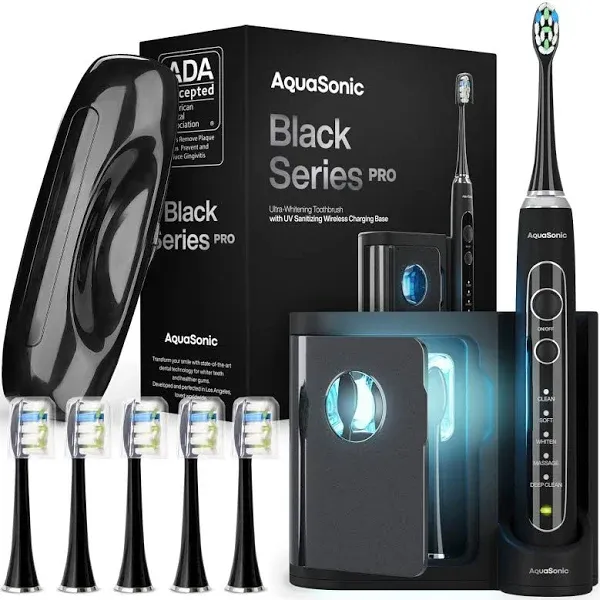 AquaSonic Black Series Pro Ultra Whitening Toothbrush