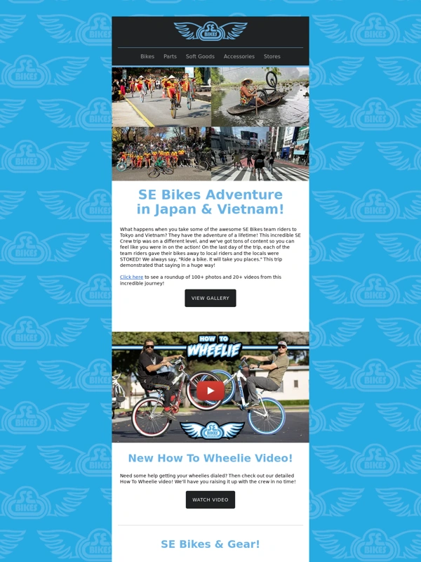 SE BIKES - SE Bikes in Tokyo & Vietnam
