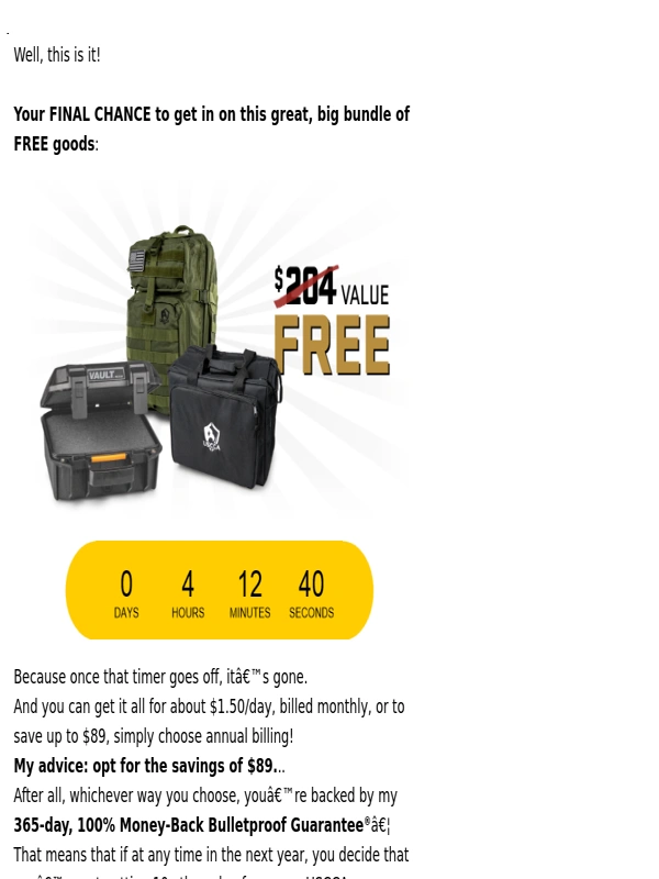 Safeside Tactical - It’s do or die!