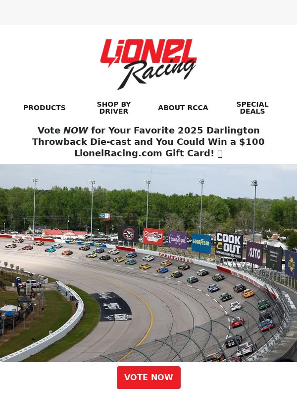 Lionel - Here's Your Chance to Win a $100 LionelRacing.com Gift Card!