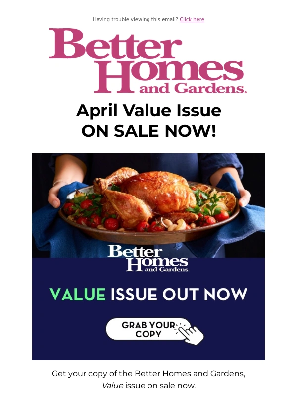Bhg - Don't Miss Our Best-Ever Value Issue,On Sale Now!