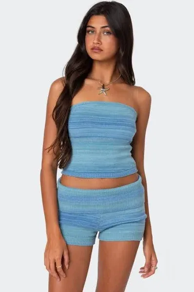 Edikted Women's Daytona Gradient Knit Tube Top