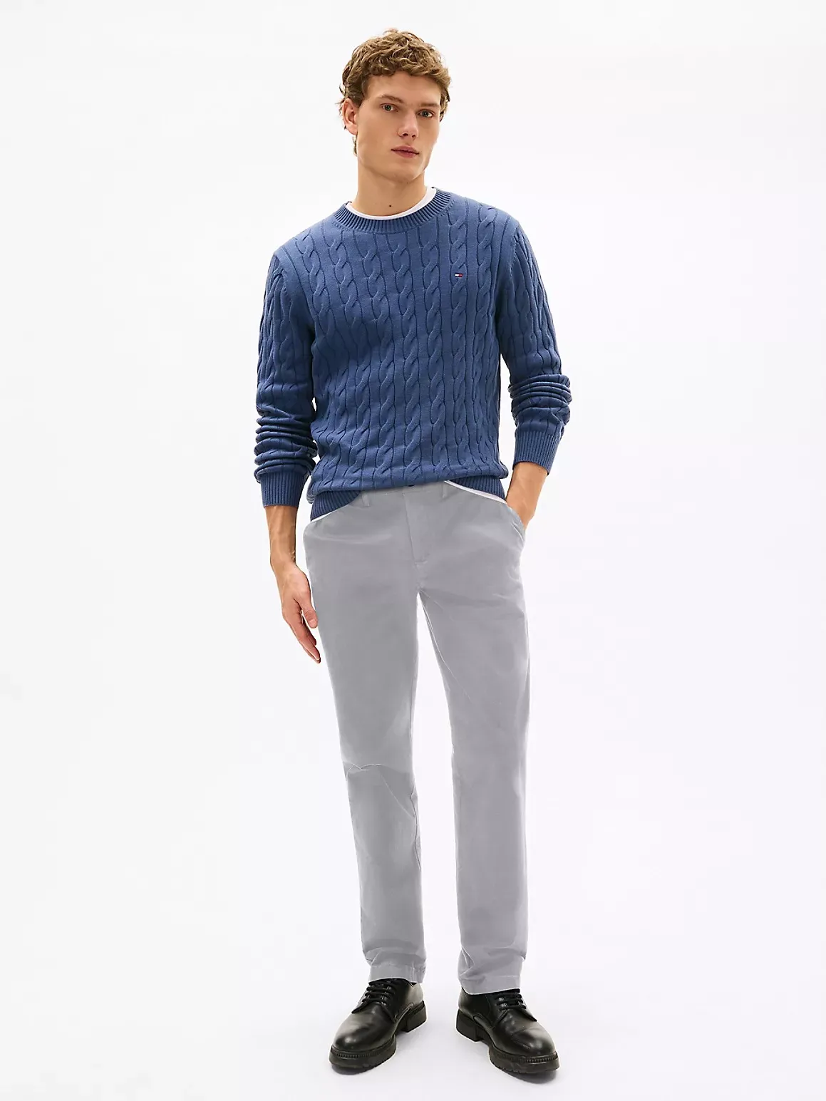 Tommy Hilfiger Men's THFlex Tommy Straight Chino - Grey - 31W x 30L