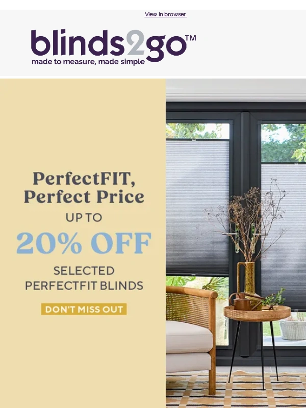 Blinds 2go - PerfectFIT Blinds ? Perfect Prices