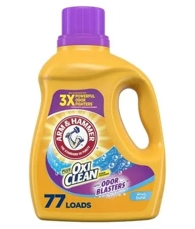 Arm & Hammer Plus OxiClean Odor Blasters Fresh Burst Liquid Laundry Detergent