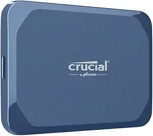 2TB Crucial X10 USB 3.2 Type C Portable Solid State Drive