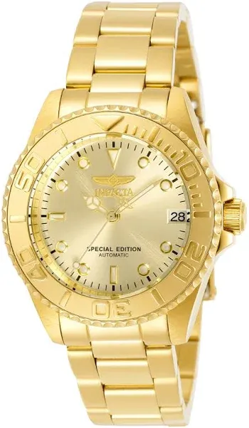 Invicta Women's Pro Diver Automatic Gold Watch