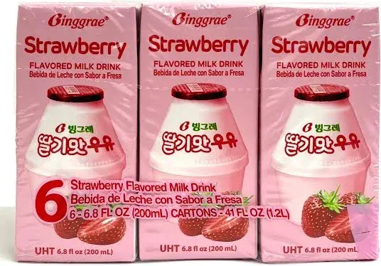 Binggrae Strawberry Flavored Milk Drink