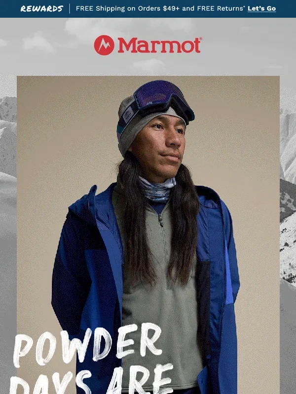 Marmot - Powder days are game on ⛷️?