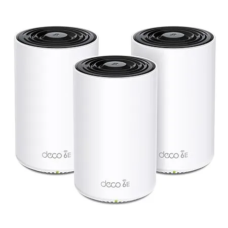 3-Pack TP-Link Deco AXE4900 Tri-Band WiFi 6E Mesh WiFi System $224.18