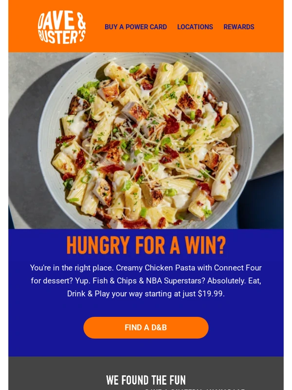 Dave and Busters - Eat,Drink & Play The Day Away