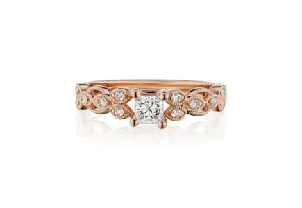 Vine Lab Diamond Ring