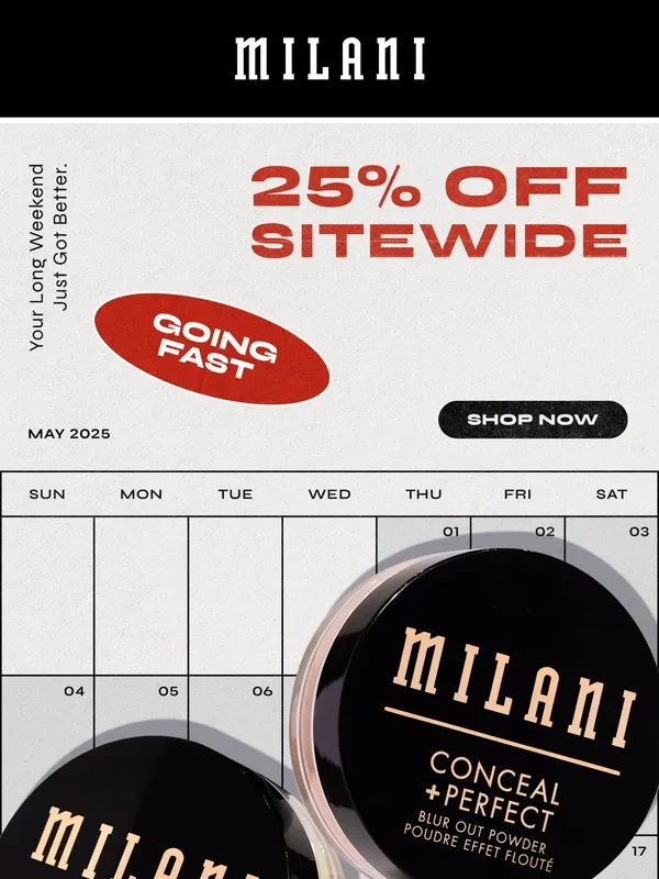 MILANI - This is your sign ✨ Shop 25% off sitewide