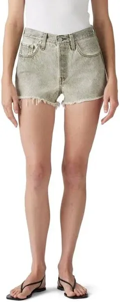 Levis Womens 501 Original Shorts - Cloudy Cypress