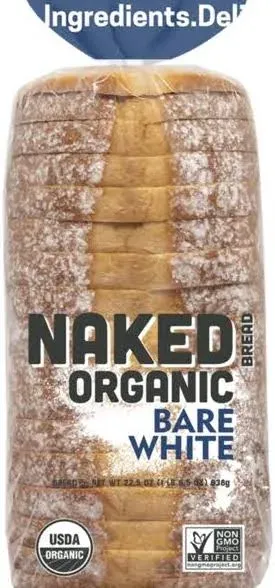 Naked Bread Organic Bare White Bread
