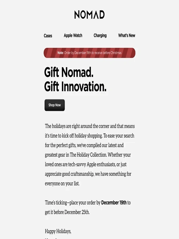 Nomad - The Best Gifts Are Nomad ?