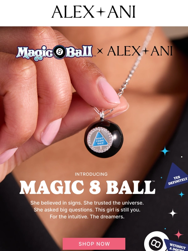 Alex and Ani - Limited-Edition Magic 8 Ball™ Styles Just Dropped! ?✨