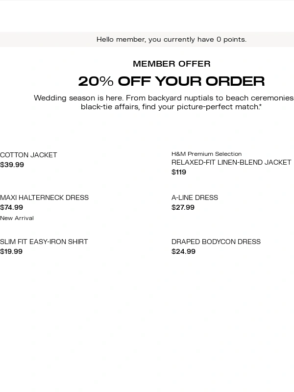 H&M - Wedding bells are ringing