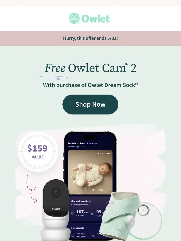 Owlet - ? Get your FREE Owlet Cam 2!