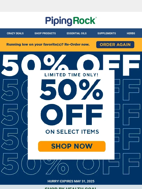 Piping Rock - Get 50% Off Now