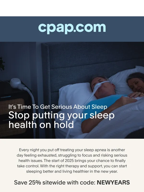 CPAP.com - Save 25% + Get the Sleep You Deserve ?
