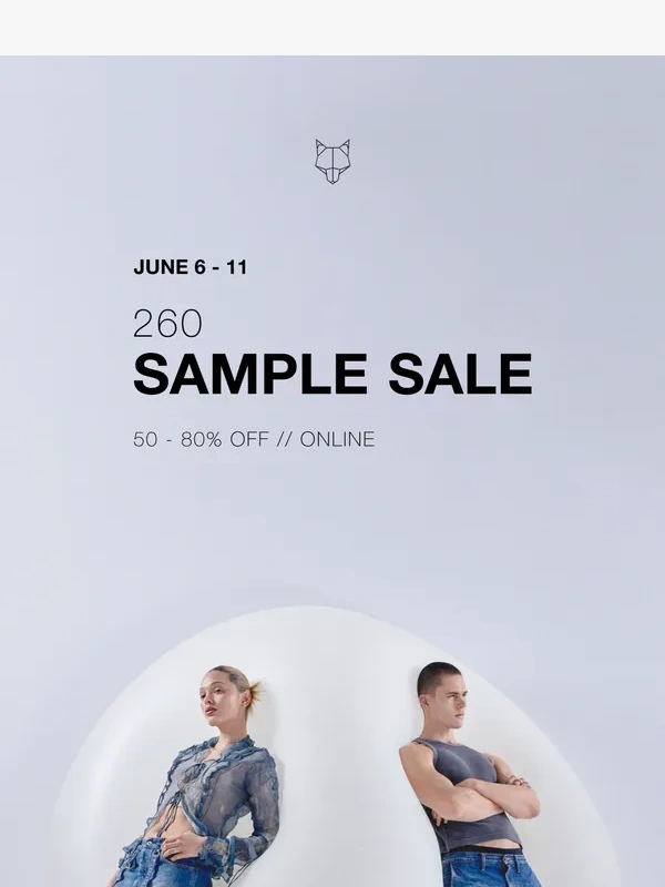 Naked Wolfe - Sample Sale Live Now