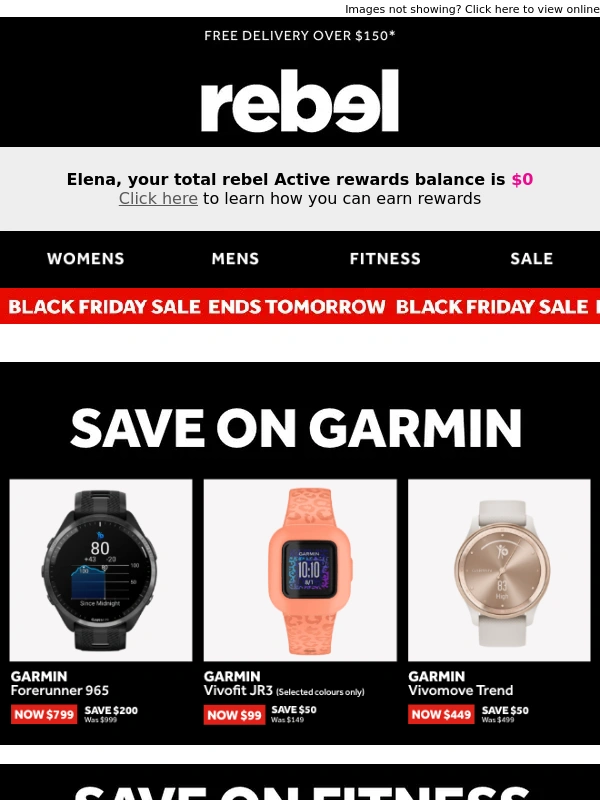 Rebel Sport - FINAL DAYS: rebel Black Friday Sale!